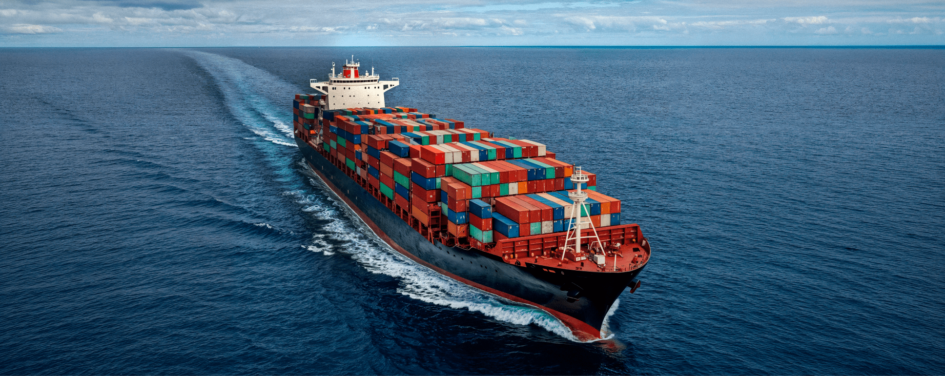 Global sea routes, a strong connection